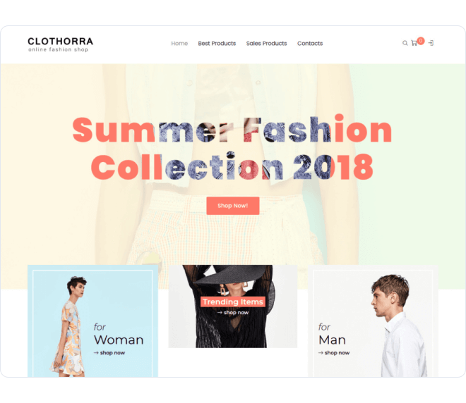 Clothorra design sablon előnézete
