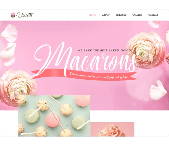 Dolcetti design sablon előnézete