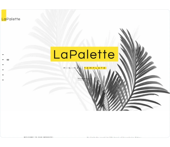 Lapalette design sablon előnézete