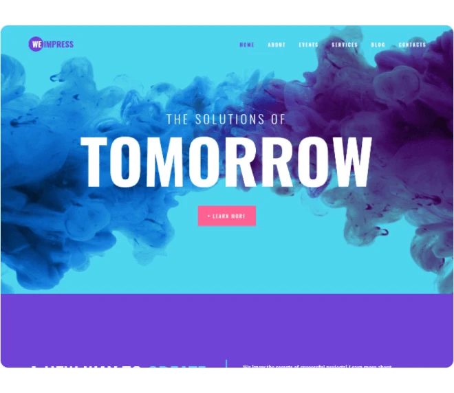 WeImpress design sablon előnézete