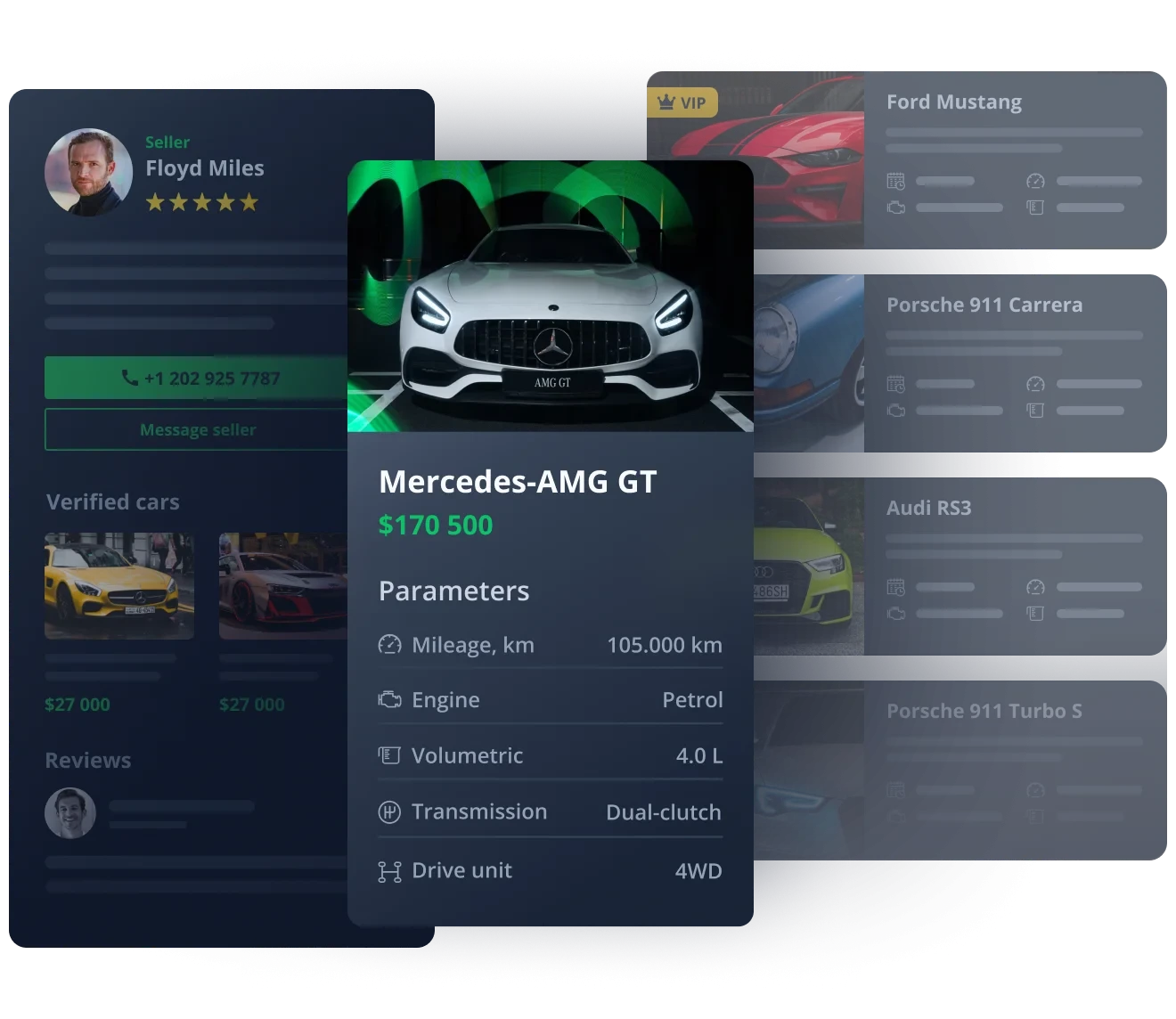 CarDealer (Elementor) sablon bemutatóképe